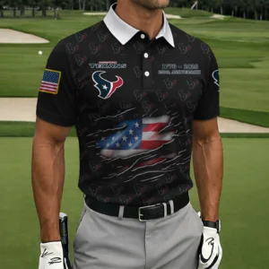Houston Texans Polo Shirt America’s 250th Anniversary 2026 Limited Personalize Name