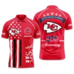 Kansas City Chiefs Polo Shirt x America’s 250th Anniversary 2026 Limited Customize Name