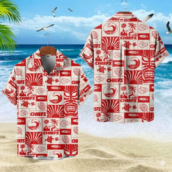 Kansas City Chiefs Hawaiian Shirt Premium Crinkle Textured, Unisex New 2026 Limited