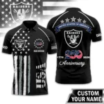 Las Vegas Raiders Polo Shirt x America’s 250th Anniversary 2026 Limited Customize Name