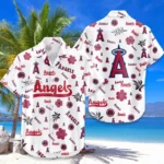 Los Angeles Angels Hawaiian Shirt 2026 Premium Crinkle Textured, Tropical Beach Limited Edition