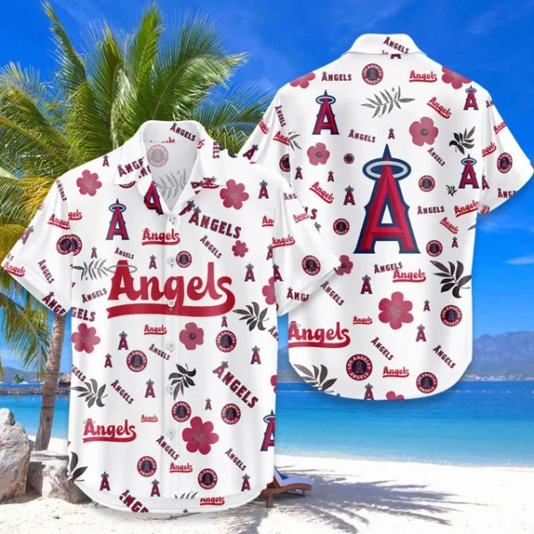 Los Angeles Angels Hawaiian Shirt 2026 Premium Crinkle Textured, Tropical Beach Limited Edition