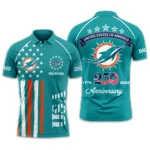 Miami Dolphins Polo Shirt x America’s 250th Anniversary 2026 Limited Customize Name