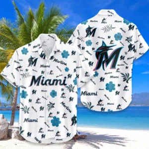 Miami Marlins Hawaiian Shirt 2026 Premium Crinkle Textured, Tropical Beach Limited Edition