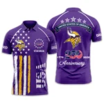 Minnesota Vikings Polo Shirt x America’s 250th Anniversary 2026 Limited Customize Name