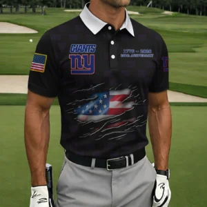 New York Giants Polo Shirt America’s 250th Anniversary 2026 Limited Personalize Name