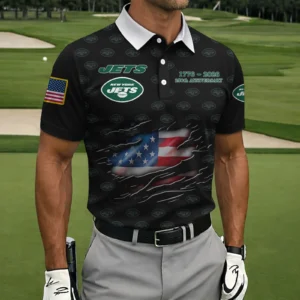 New York Jets Polo Shirt America’s 250th Anniversary 2026 Limited Personalize Name