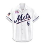 New York Mets Hawaiian Shirt 2026 Limited Edition America’s 250th Anniversary USA Flag Premium Crinkle Textured