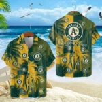 Athletics Hawaiian Shirt Premium Crinkle Textured 2026 Limited Edition
