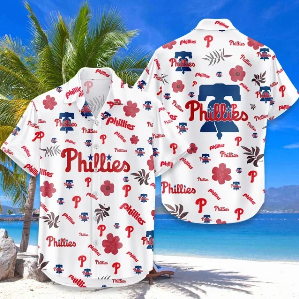 Philadelphia Phillies Hawaiian Shirt 2026 Premium Crinkle Textured, Tropical Beach Limited Edition