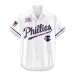 Philadelphia Phillies Hawaiian Shirt 2026 Limited Edition America’s 250th Anniversary USA Flag Premium Crinkle Textured