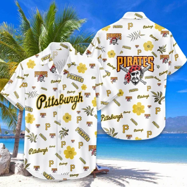 Pittsburgh Pirates Hawaiian Shirt 2026 Premium Crinkle Textured, Tropical Beach Limited Edition