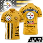 Pittsburgh Steelers Polo Shirt x America’s 250th Anniversary 2026 Limited Customize Name