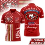 San Francisco 49ers Polo Shirt x America’s 250th Anniversary 2026 Limited Customize Name
