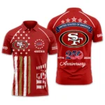 San Francisco 49ers Polo Shirt x America’s 250th Anniversary 2026 Limited Customize Name
