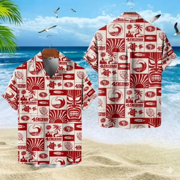 San Francisco 49ers Hawaiian Shirt Premium Crinkle Textured, Unisex New 2026 Limited