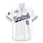 St. Louis Cardinals Hawaiian Shirt 2026 Limited Edition America’s 250th Anniversary USA Flag Premium Crinkle Textured