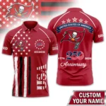 Tampa Bay Buccaneers Polo Shirt x America’s 250th Anniversary 2026 Limited Customize Name
