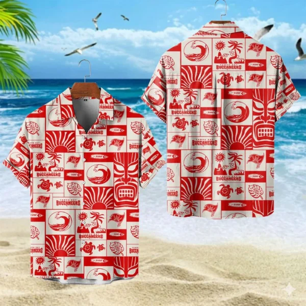 Tampa Bay Buccaneers Hawaiian Shirt Premium Crinkle Textured, Unisex New 2026 Limited