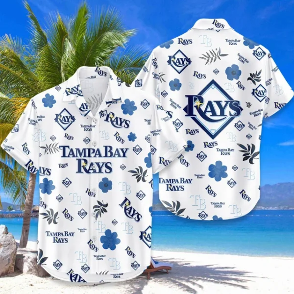 Tampa Bay Rays Hawaiian Shirt 2026 Premium Crinkle Textured, Tropical Beach Limited Edition