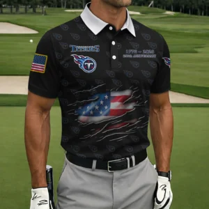 Tennessee Titans Polo Shirt America’s 250th Anniversary 2026 Limited Personalize Name