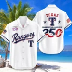 Texas Rangers Hawaiian Shirt 2026 Limited Edition America’s 250th Anniversary USA Flag Premium Crinkle Textured
