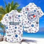 Toronto Blue Jays Hawaiian Shirt 2026 Premium Crinkle Textured, Tropical Beach Limited Edition