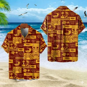 Washington Commanders Hawaiian Shirt Premium Crinkle Textured, Unisex New 2026 Limited
