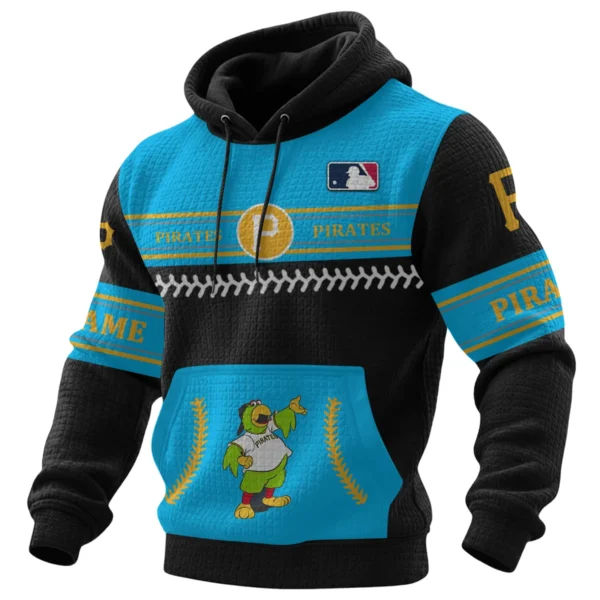 Pittsburgh Pirates Waffle Pullover Hoodie 2026 Limited Personalize Name