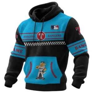 Texas Rangers Waffle Pullover Hoodie 2026 Limited Personalize Name