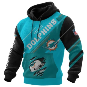 Miami Dolphins Waffle Knit Pullover Hoodie 2026 Limited Edition Personalize Name