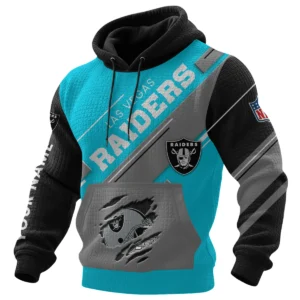 Las Vegas Raiders Waffle Knit Pullover Hoodie 2026 Limited Edition Personalize Name