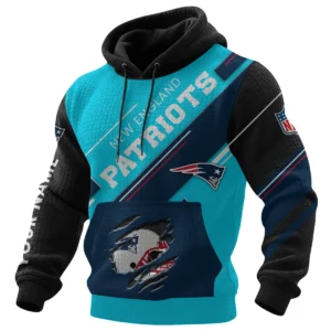 New England Patriots Waffle Knit Pullover Hoodie 2026 Limited Edition Personalize Name