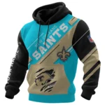 New Orleans Saints Waffle Knit Pullover Hoodie 2026 Limited Edition Personalize Name