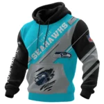 Seattle Seahawks Waffle Knit Pullover Hoodie 2026 Limited Edition Personalize Name