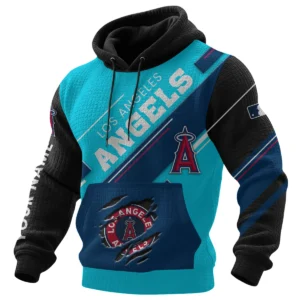 Los Angeles Angels Waffle Knit Pullover Hoodie 2026 Limited Edition Personalize Name