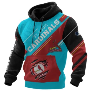 St. Louis Cardinals Waffle Knit Pullover Hoodie 2026 Limited Edition Personalize Name