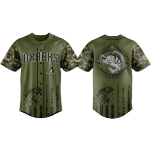 Arizona Diamondbacks Baseball Jersey x Bass Fishing Limited Edition Premium Short Sleeve