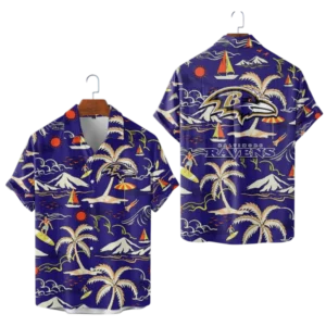 Baltimore Ravens Hawaiian Shirt 2026 Limited Edition Premium Crinkle Textured