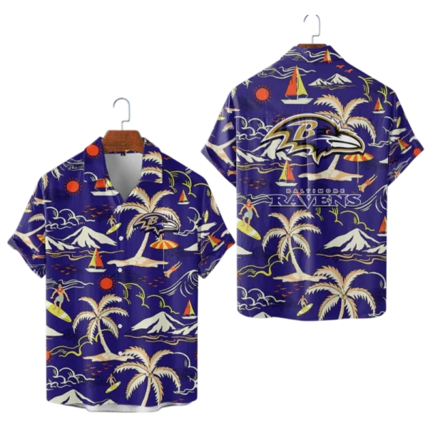 Baltimore Ravens Hawaiian Shirt 2026 Limited Edition Premium Crinkle Textured