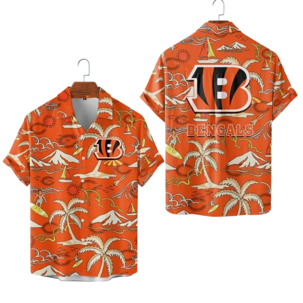 Cincinnati Bengals Hawaiian Shirt 2026 Limited Edition Premium Crinkle Textured