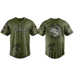 Cincinnati Reds Baseball Jersey x Bass Fishing Limited Edition Premium Short Sleeve