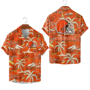 Cleveland Browns Hawaiian Shirt 2026 Limited Edition Premium Crinkle Textured