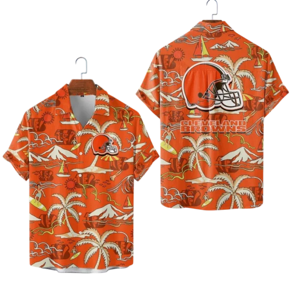 Cleveland Browns Hawaiian Shirt 2026 Limited Edition Premium Crinkle Textured