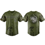Colorado Rockies Baseball Jersey x Bass Fishing Limited Edition Premium Short Sleeve