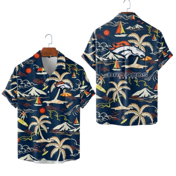 Denver Broncos Hawaiian Shirt 2026 Limited Edition Premium Crinkle Textured