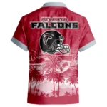 Atlanta Falcons Hawaiian Shirt 2026 Premium Crinkle Textured Personalize Name