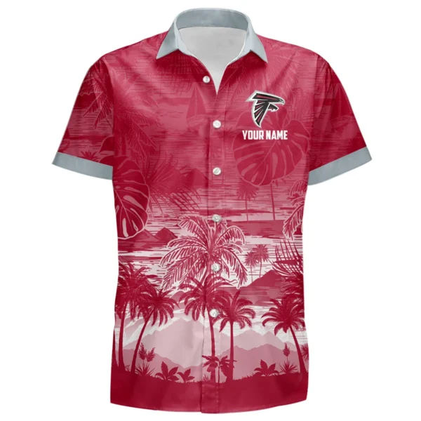 Atlanta Falcons Hawaiian Shirt 2026 Premium Crinkle Textured Personalize Name