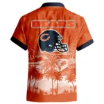 Chicago Bears Hawaiian Shirt 2026 Premium Crinkle Textured Personalize Name