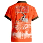 Cleveland Browns Hawaiian Shirt 2026 Premium Crinkle Textured Personalize Name